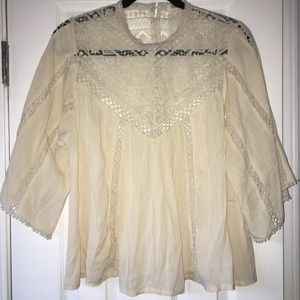 Vintage looking lace top Women's